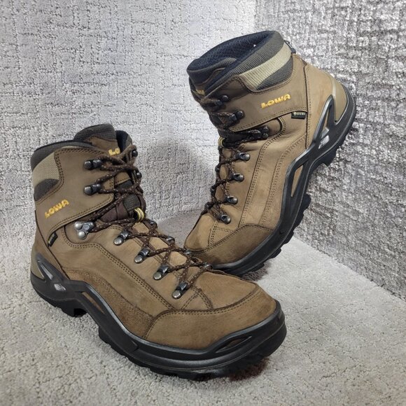 Lowa Renegade GTX Men's Size 11.5 Brown Leather Gore-Tex Waterproof Hiking Boots - Picture 9 of 12